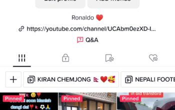 Tiktok I’d  on sell live garnu business garnu ko laghi ekdam ramro hunxa