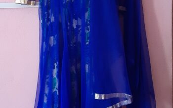 Dark-blue umbrella kurtha